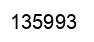 Número 135993 imagen negro