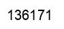 Number 136171 black image