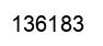Número 136183 imagen negro