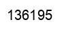 Número 136195 imagen negro