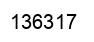 Number 136317 black image