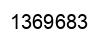 Number 1369683 black image