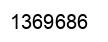 Number 1369686 black image