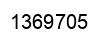 Number 1369705 black image