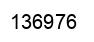 Number 136976 black image