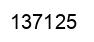 Number 137125 black image
