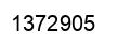 Number 1372905 black image
