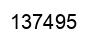 Número 137495 imagen negro