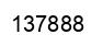 Number 137888 black image