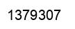 Number 1379307 black image