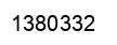 Number 1380332 black image