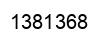 Number 1381368 black image