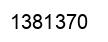 Number 1381370 black image