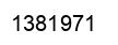 Number 1381971 black image