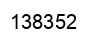 Number 138352 black image