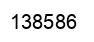 Número 138586 imagen negro