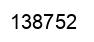 Number 138752 black image