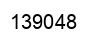 Number 139048 black image