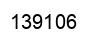 Number 139106 black image