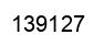 Number 139127 black image