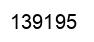 Number 139195 black image