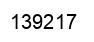 Number 139217 black image
