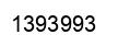 Number 1393993 black image