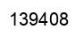 Number 139408 black image