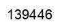 Number 139446 black image
