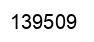Number 139509 black image