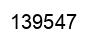 Number 139547 black image