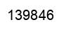 Number 139846 black image