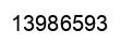 Número 13986593 imagen negro