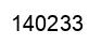 Número 140233 imagen negro