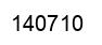 Number 140710 black image