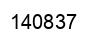 Number 140837 black image