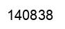 Number 140838 black image