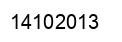 Número 14102013 imagen negro