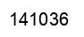 Number 141036 black image