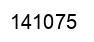 Number 141075 black image