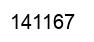 Number 141167 black image
