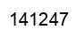 Number 141247 black image