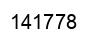 Number 141778 black image