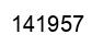 Number 141957 black image