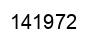 Number 141972 black image