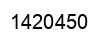 Number 1420450 black image