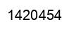 Number 1420454 black image
