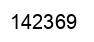 Number 142369 black image