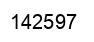 Number 142597 black image