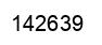 Number 142639 black image